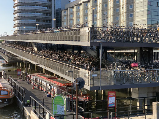 Niederlande, Holland, Amsterdam, Fahrrad, Bahnhof, Zentrum, Parkdeck