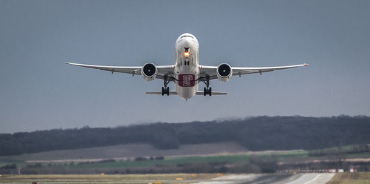 Schedule flights for first thing in the morning when babies are their most-rested and most-contented.