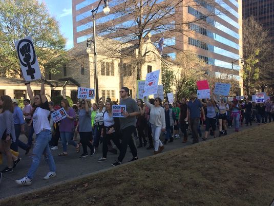 Sister March in Birmingham, Alabama. Photo courtesy of Esther Ciammachilli.