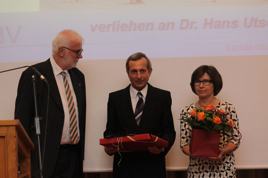 Prof. Hans Leppelsack, Preisträger Dr. Hans Utschik und Ehefrau