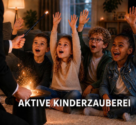 Buchen Sie für Ihr Kind eine Zaubershow. Jeff de Fire Zauberer Kiel