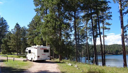 Sheridan Lake Campground, Black Hills National Forest, South Dakota