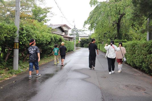 朝のお散歩