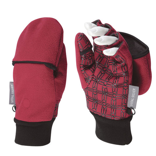 3WARM Windproof Non Slip Half-finger Gloves