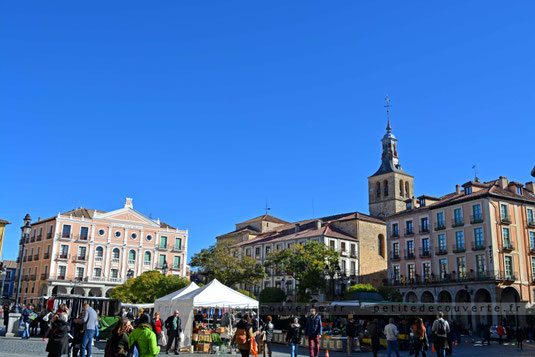 Plaza Mayor de Segovia, Ségovie espagne petite découverte