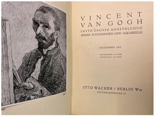 Catalogo della prima mostra tenuta nella Galleria Otto Wacker a Berlino nel 1927. In questa occasione furono esposte opere contraffatte di Vincent Van Gogh