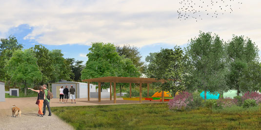 Landscape architect Venice Isola di Campalto progetto da3 studio