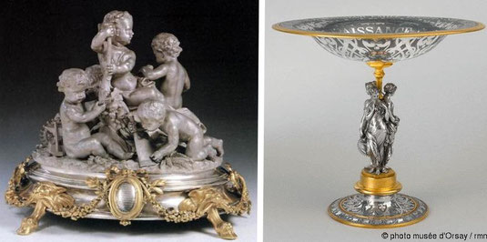 orfèvrerie Aluminium doré epoque napoléon