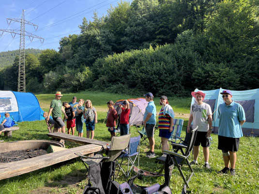 Bild: Jugendzeltlager TTC Kahl und Musikverein