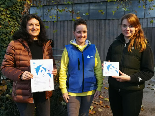 im Bild von links: Anette Yüksel, Claudia Barthelmes, Anastasia Tschernjawski