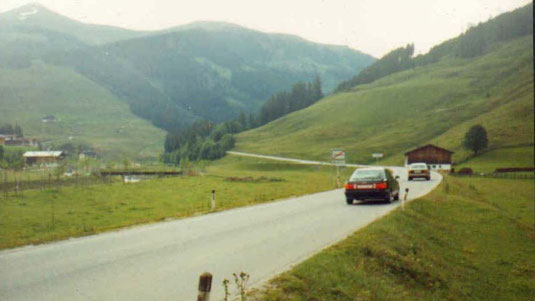 Auffahrt zum Gerlospass