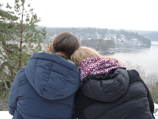 Ausblick auf den Märlarensee bei einem Spaziergang beim Zwischenseminar in Marielund (Foto: Privat)