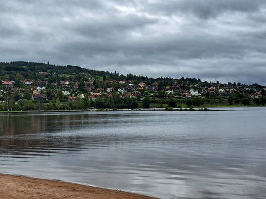 Der Siljansee lädt zum Verweilen ein. 