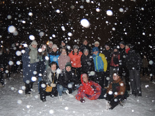 Silvester gemeinsam mit den anderen PiNlern in Schweden. (Foto: privat)