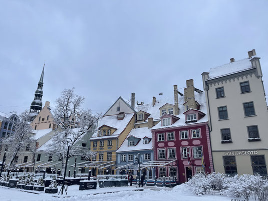 Riga im Schnee.