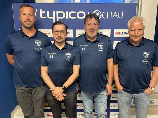 Der neue Vorstand des SVL: Frank Horlacher (Schriftführer), Thomas Baldreich (Kassier), Egon Haag (Obmann), Reinhard Wolf (Vize-Obmann)