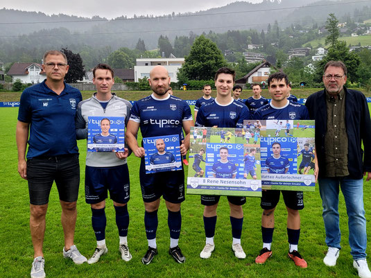 Vor dem Heimspiel gegen den FC Lauterach wurden die Spieler, die den SVL verlassen, gebührend verabschiedet!