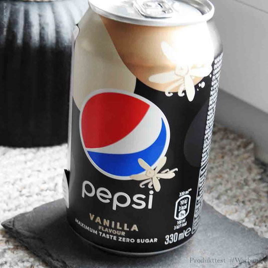 Pepsi Vanilla Flavour Maximum Taste Zero Sugar