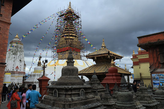 Swayambhunath Stupa, Nepal, Kathmandu, erathquake 2015, repair, sightseeing Kathmandu