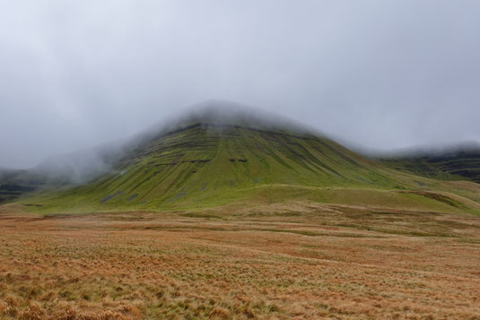 Hiking in Wales, weather, rain, cold, hypothermia, forces of nature Brecon Beacons National Park