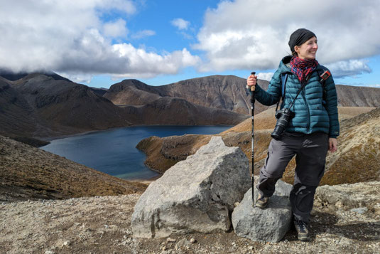 Tama Lakes Trail, Tongrariro National Park, Wandern in Neuseeland, Neuseeland, Vulkankrater, Wanderung, Sarah Bauer