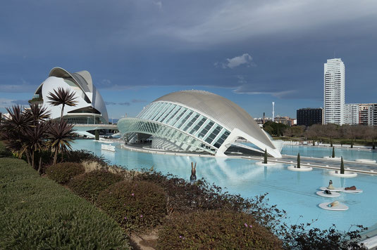 L’Hemisfèric Valencia, Sightseeing Spanien, Zugreise, moderne Kunst Spanien, Museen
