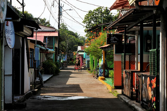 Tortuguero, Costa Rica, little town, rainforest