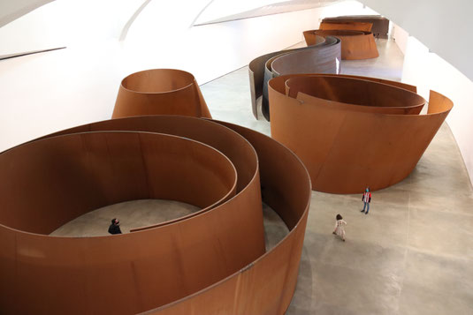 Guggenheim Museum Bilbao, Richard Serra, begehbare Skulptur, Museen Spanien, moderne Kunst