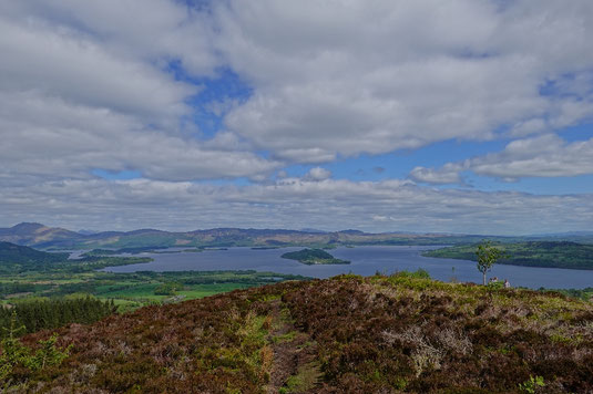 Loch Lomond, Wanderung auf dem John Muir Way, erste Etappe, Helensbourgh, Wandern in Schottland