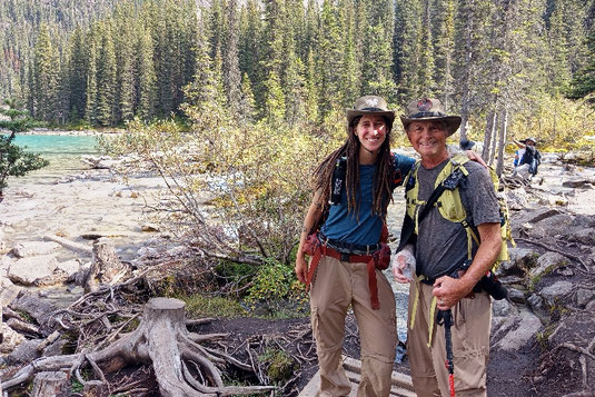 Always carrying bear spray on our backpacks... almost always