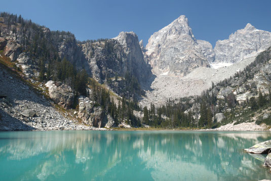 Delta Lake, Grand Teton National Park, Wanderung, USA