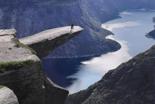 Trolltunga Wanderung, zelten, Norwegen