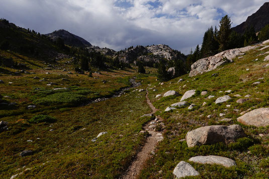 Trekking, Wandern in Wyoming, USA, Wandern USA, Mehrtageswanderung, Rocky Mountains