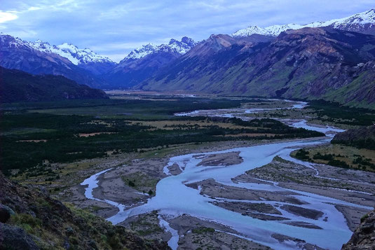 El Chalten, Wanderung Laguna de Los Tres, Patagonien Wanderung, Tageswanderung, Gletschertal