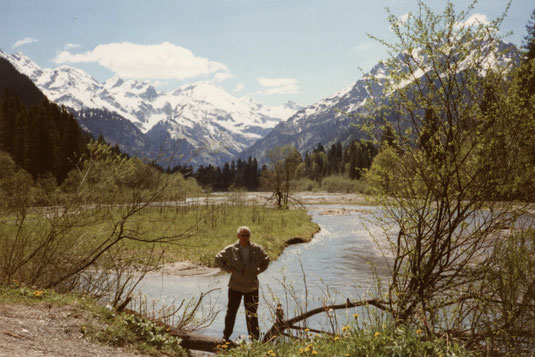 Grandpa, loss of a grandparent, mountains, Alps