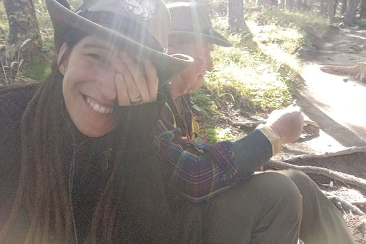 Day hike Laguna de Los Tres, Sarah and Rand, hiking with a cold and fever, hiking in Patagonia