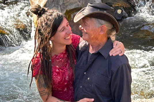 Sarah and Rand, getting married, wedding in the mountains, minimalist wedding, age gap couple