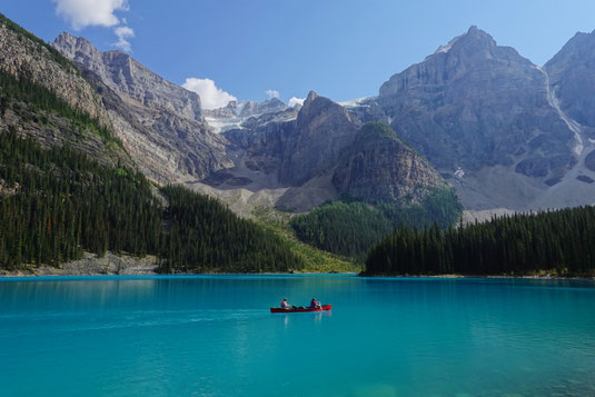 Banff National Park, camping National Parks Canada, tent camping, Lake Moraine