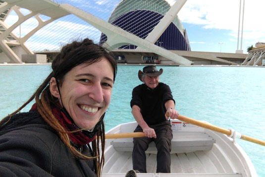 Ciutat de les Arts i les Ciències, Valencia, Rudern, Sightseeing Zugreise Spanien, Lonelyroadlover, Sarah Bauer