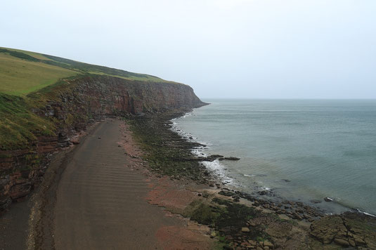 St. Bees Head, Regen, Coast to Coast Wanderung, Irische See, wandern, Wanderlust, Strand, England