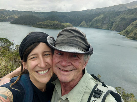 Cuicocha Crater Lake, Ecuador, Roadtrip, age gap couple, age gap relationship, Sarah Bauer