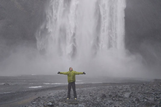 Skógafoss waterfall, roadtrip Iceland, rental car trip, Iceland waterfalls, sights