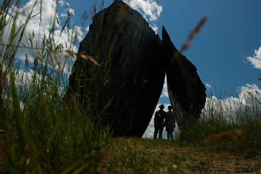 The "Inverted Portal" at Tippet Rise Art Center, Montana, outdoor artwork USA