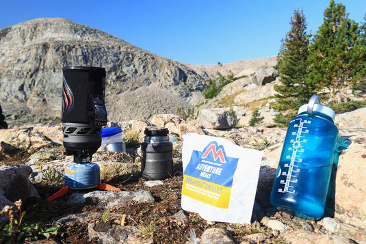 Tent camping, freeze-dried food, backpacking, mountains, wilderness camping