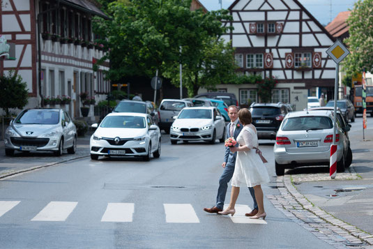 Standesamtliche Trauung und Weddingshooting rund um Salem