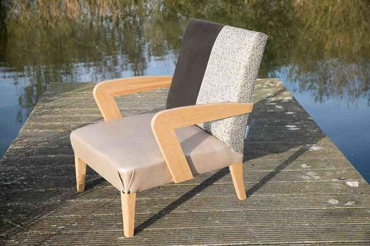 Conçu pour durer, le fauteuil modèle scandinave fabriqué en Ile-de-France par Ecoute Bergère, designer, est unique !  Crédit photo : FdC