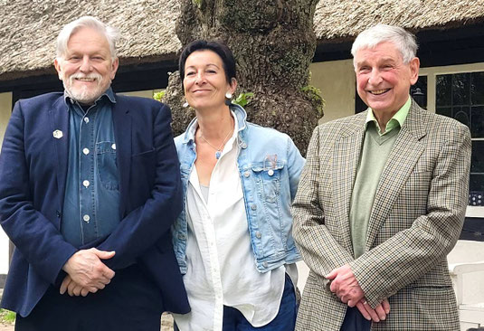 Das Lesetrio Bremerhaven mit Susanne Schwan, Martin Kemmner und Dirk Böttger