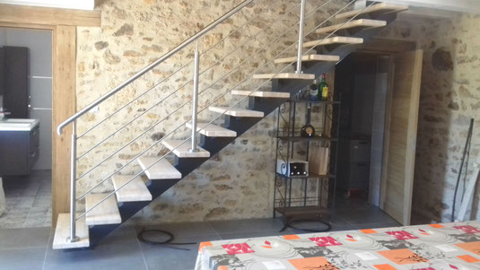 escalier droit