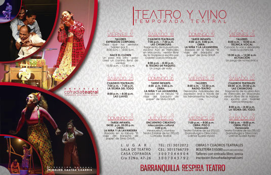 Teatro y vino, temporada teatral de vacaciones en La Cofradía