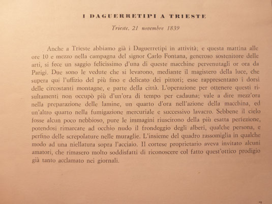 i daguerrotipi a trieste - Benvenuti su lagrandetrieste!